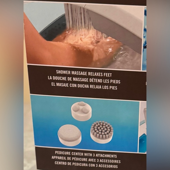 Homedics Shower Bliss FOOT SPA with heat boost. - Picture 9 of 11